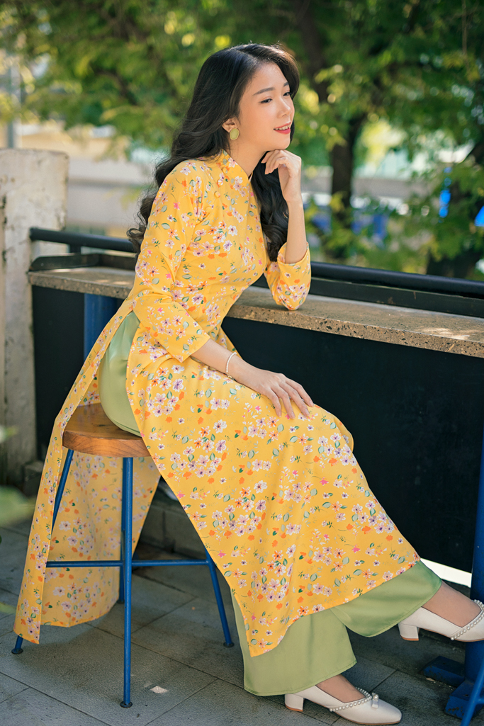 Set Áo Dài Mãn Ánh Đường