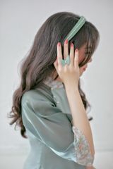 Áo dài Bách Hoa Xuân - Xanh ngọc