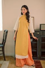 Quần linen Trúc Chi - Cam đất