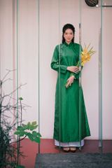 Áo dài Kiểu xưa Xuân Thời - Xanh lá