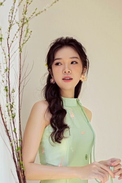 Hoa tai D1804 Hoa đào