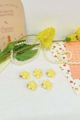 Kẹp tóc KE-004 combo 5 cái hoa anh đào vàng