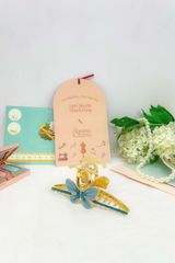 Kẹp tóc KE-010 kim loại cánh bướm ánh xanh
