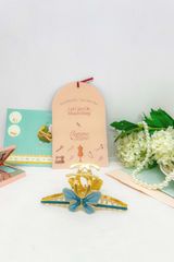 Kẹp tóc KE-010 kim loại cánh bướm ánh xanh
