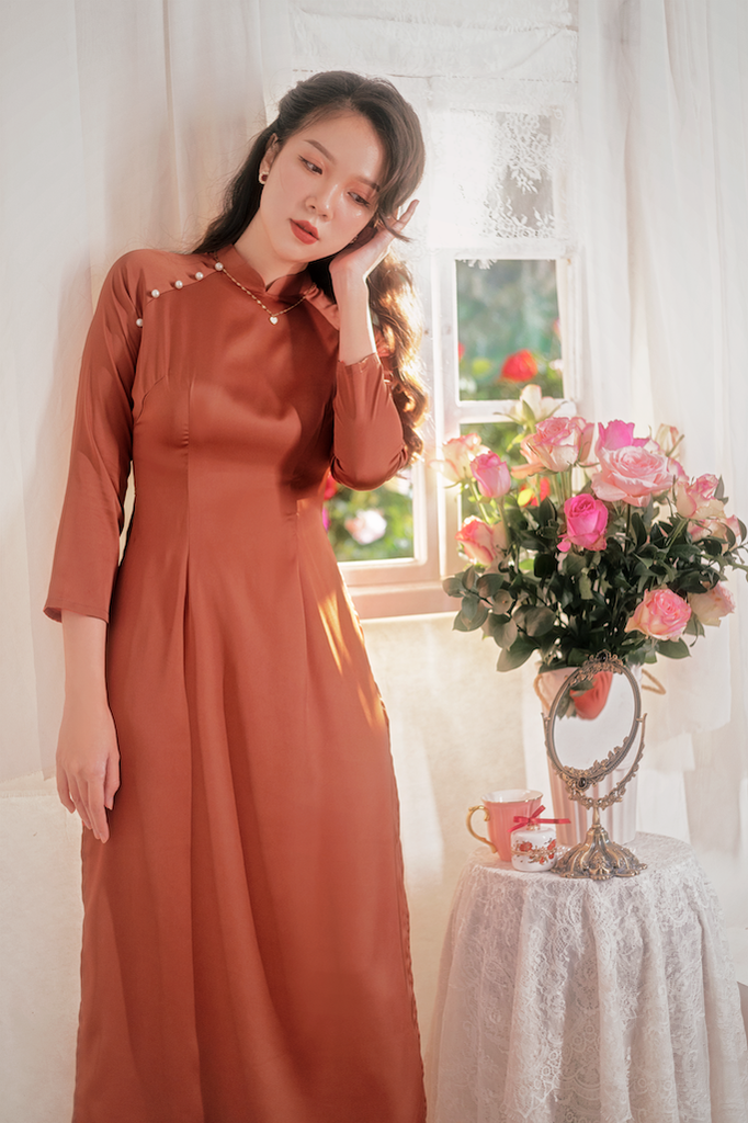 Áo dài Truyền thống Tú Hoa