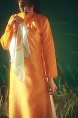 Áo dài Kiểu Xưa Xuân Đình Nguyệt - Cam bình minh