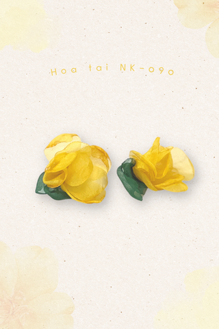 Hoa tai NK-090 hoa vải vàng