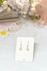 Hoa tai NK-111 hạt ngọc tròn màu trắng