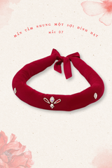 Mấn Tằm Nhung Một Sợi Đính Hạt