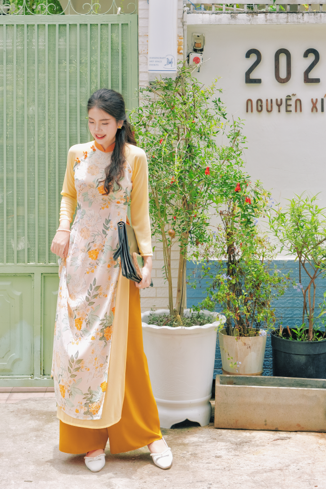 Áo dài Truyền thống Quỳnh Lê