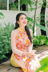 Áo dài Truyền thống Quỳnh Trang