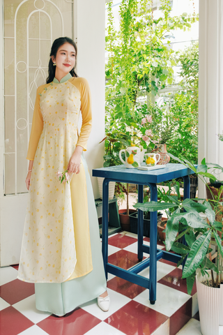 Áo dài Truyền thống Quỳnh Uyên