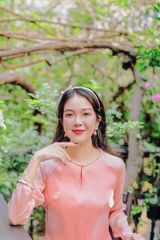 Hoa tai D2106 Hoa chuông đỏ