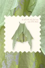 Áo yếm tơ nhũ Trà lụa - Cốm xanh