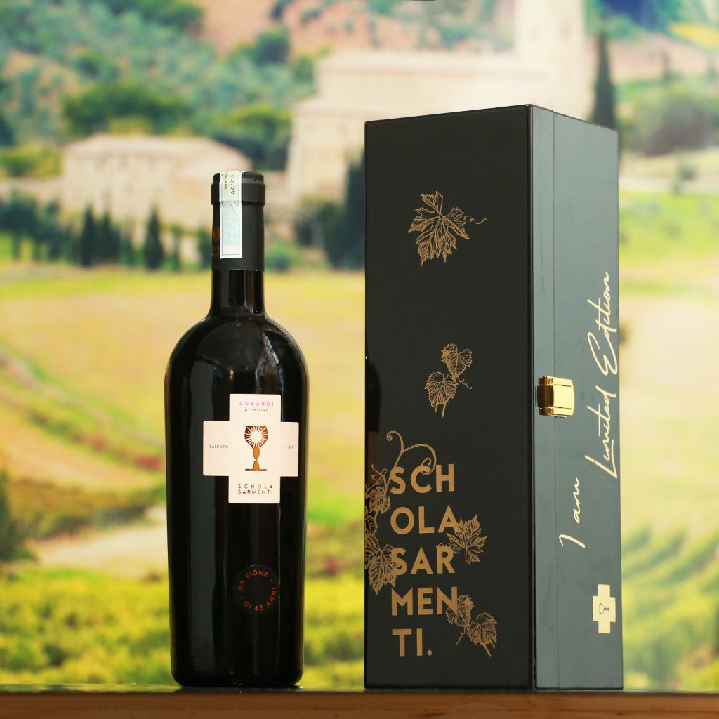Rượu vang Ý Cubardi Primitivo Schola Sarmenti