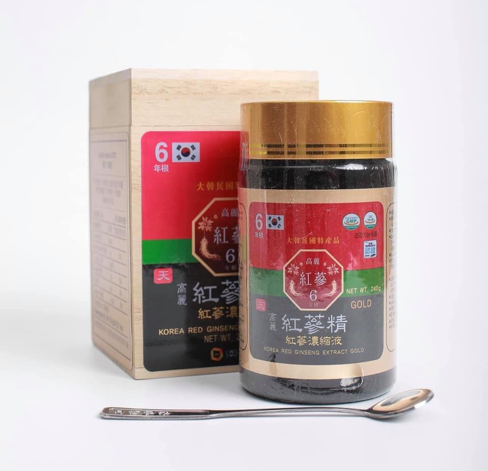 CAO HỒNG SÂM loại hộp gỗ hàm lượng cao 240gr