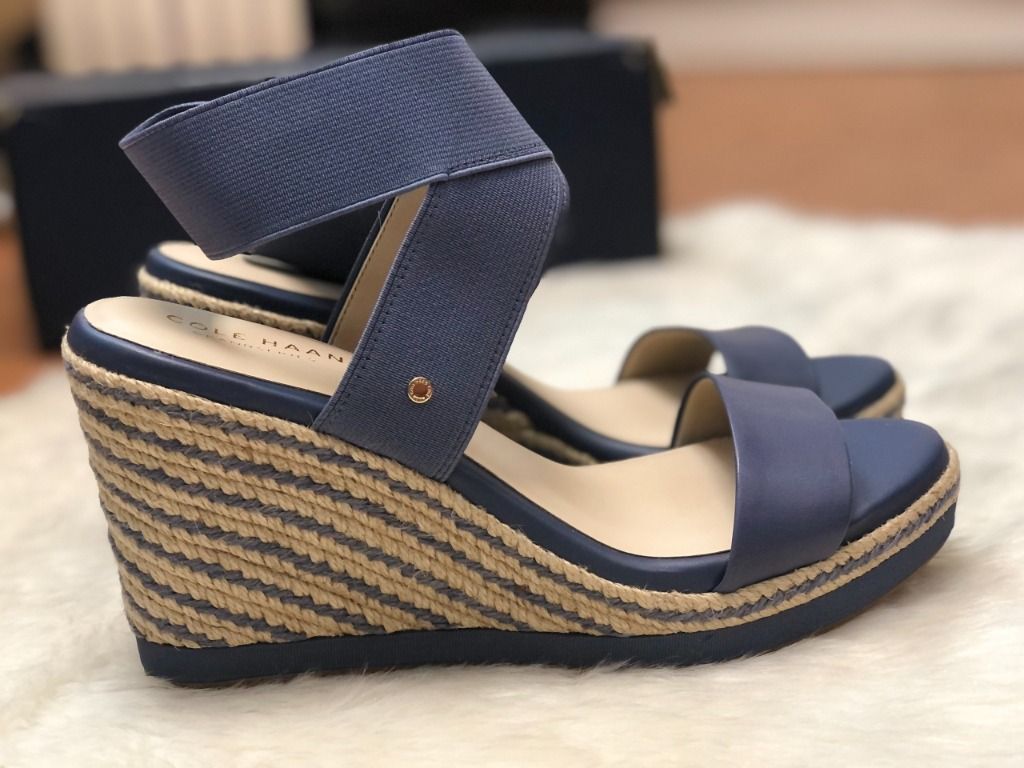 Sandal Cole Haan Blue sz 7 W17638 Authentic