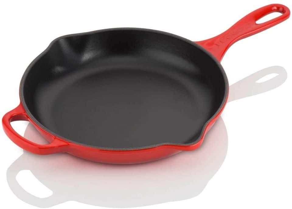 CHẢO Le Creuset 16cm màu đỏ 2 miệng rót siêu xinh