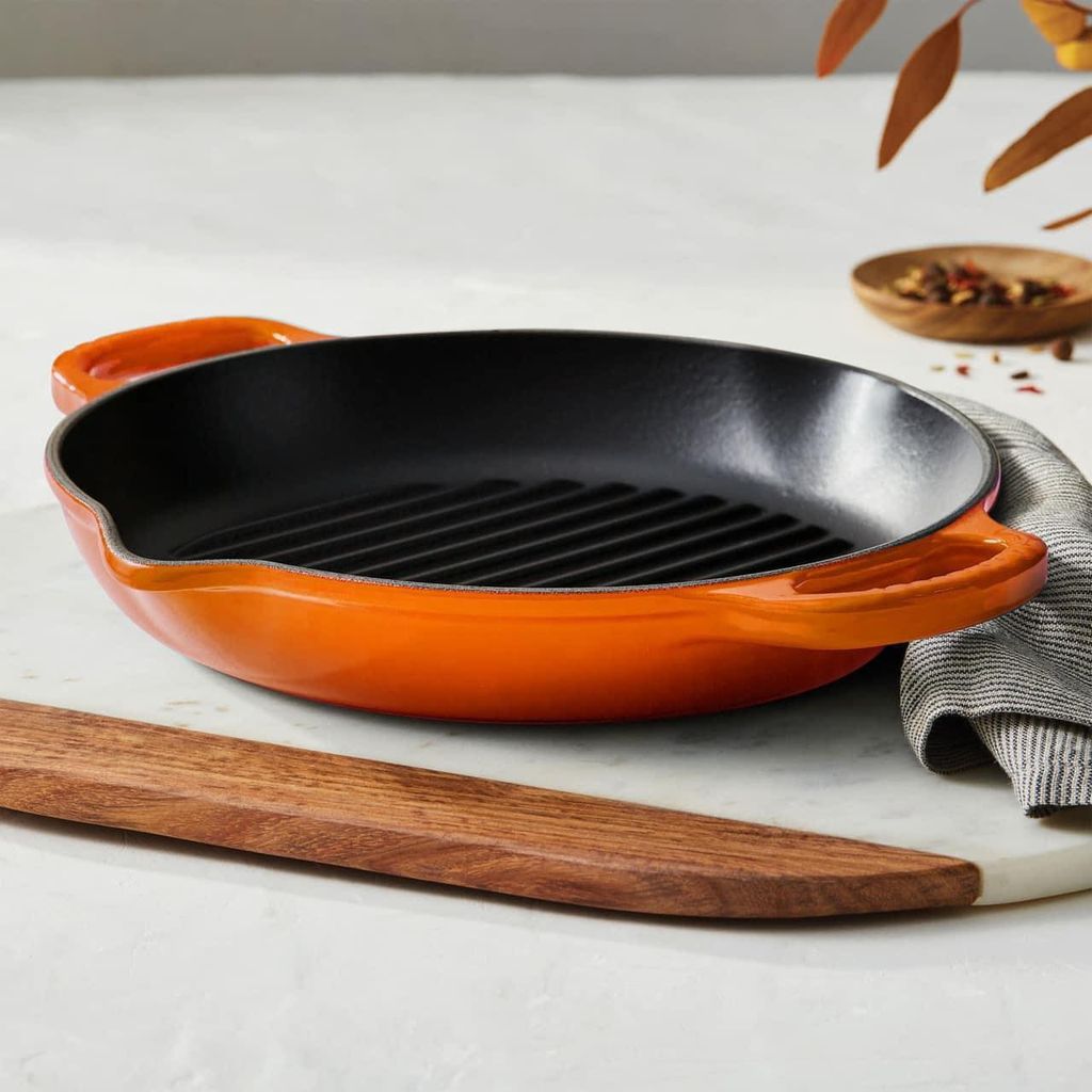 Chảo Nướng LeCreuset Hình Tròn 25cm màu cam