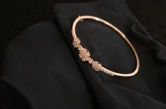 Trang sức lắc tay vàng hồng 14K hoa đá CZ IFBL02923.2