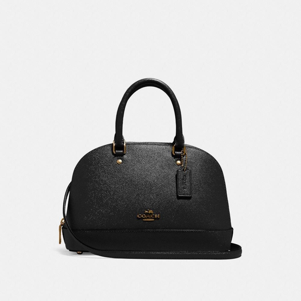 Túi COACH MINI SIERRA SATCHEL F27591 BLACK-IMITATION GOLD