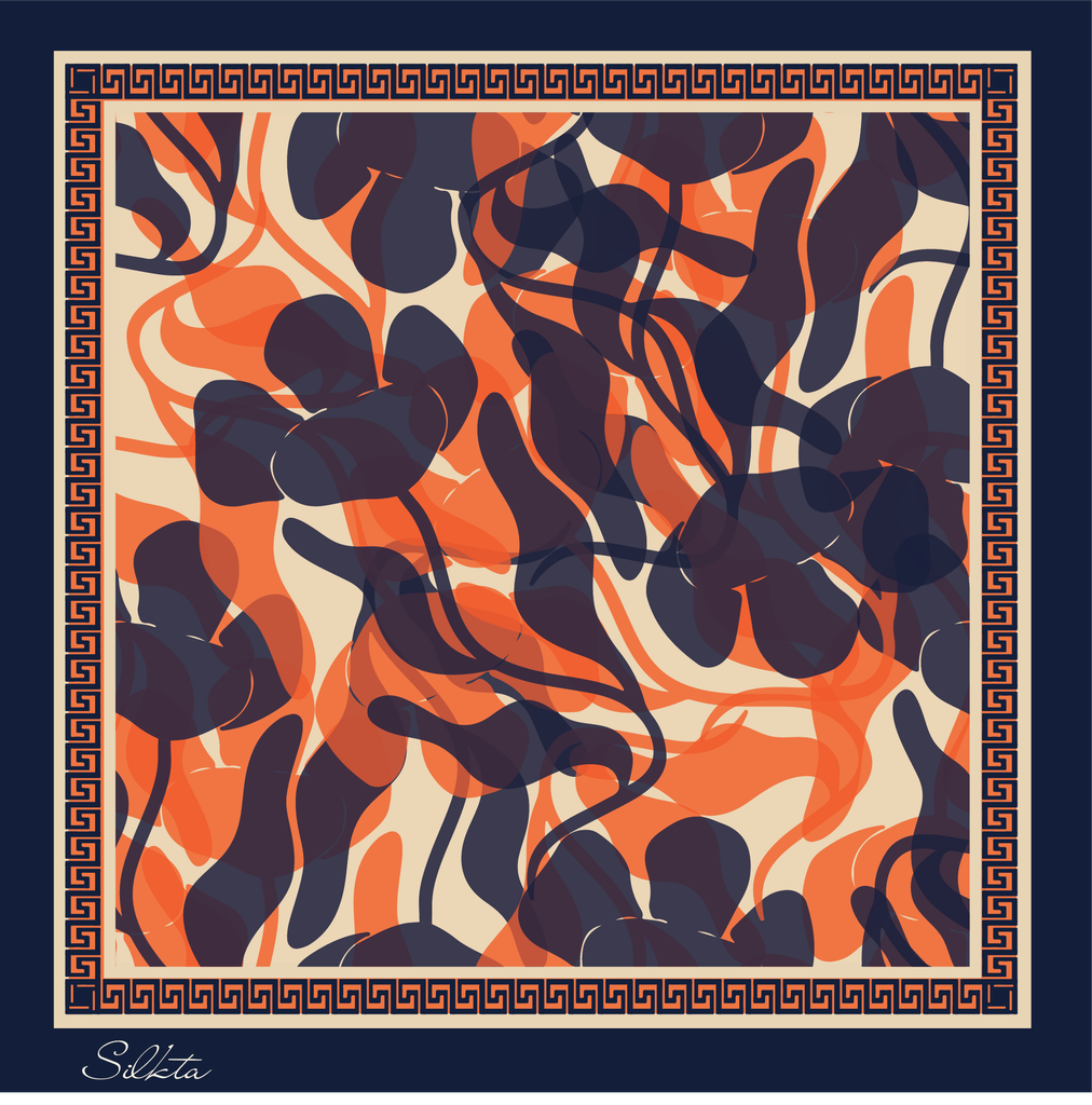 Khăn lụa BẢN GIAO HƯỞNG KHÔNG LỜI