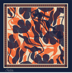 Khăn lụa BẢN GIAO HƯỞNG KHÔNG LỜI