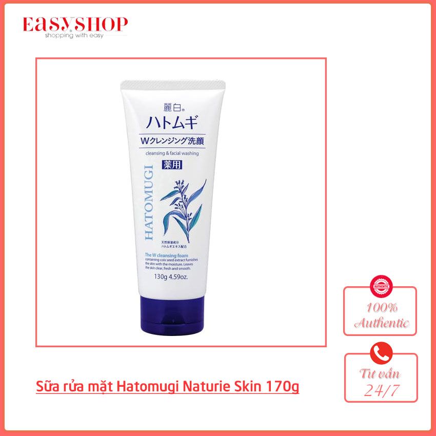 Sữa rửa mặt Hatomugi Maturie Skin 170g hàng nội địa Nhật Bản Easyshop