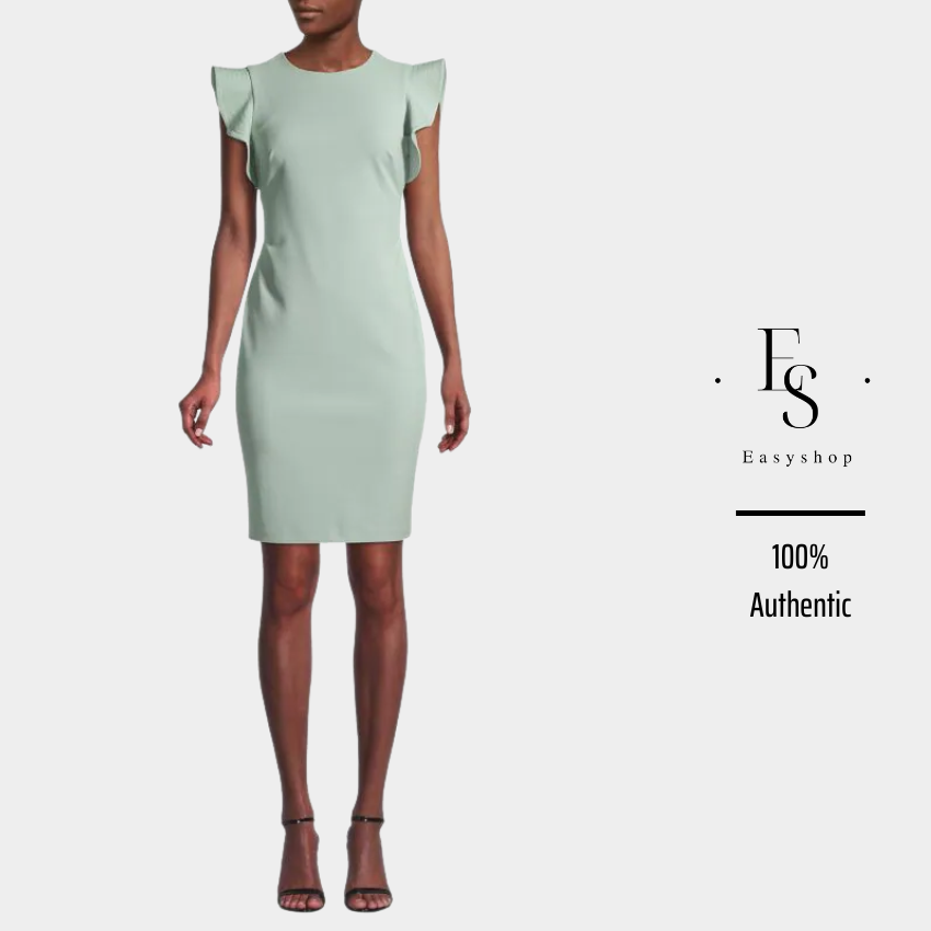 Đầm ngắn dự tiệc nữ hiệu Calvin Klein không tay đuôi cá màu hồng phấn size  4 chính hãng  Shop Đồ Hiệu Mỹ