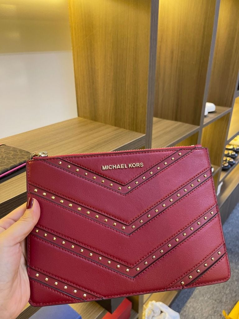 Ví Michael Kors màu đỏ