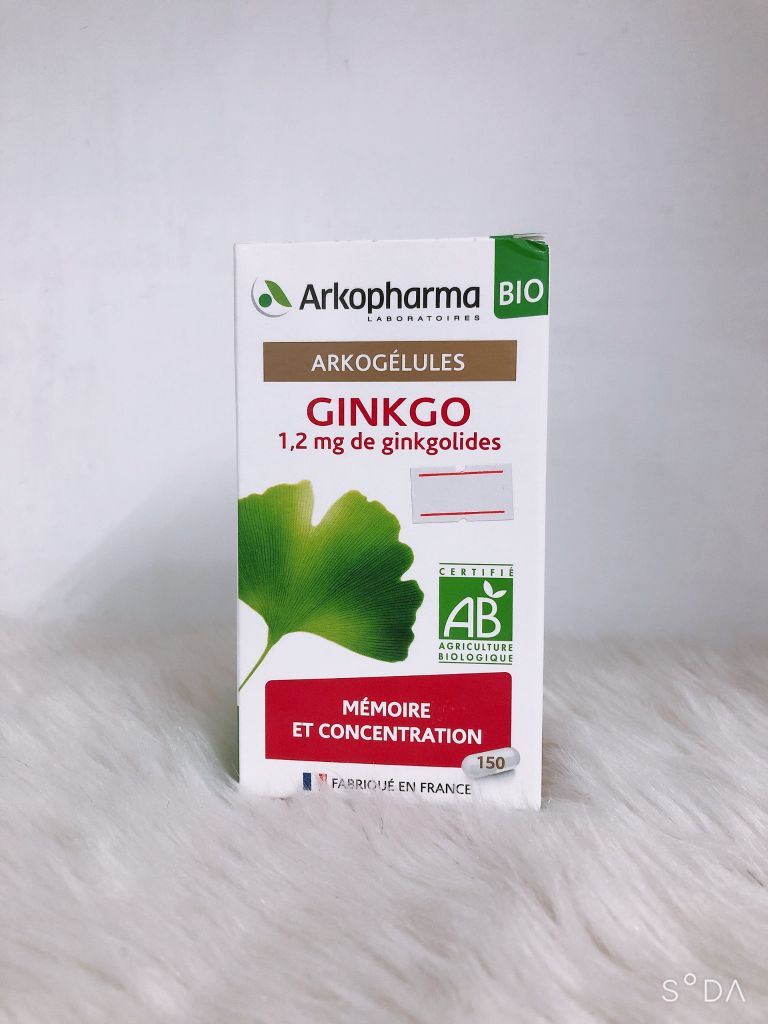 Viên uống bổ não, tăng cường trí nhớ Ginkgo Arkopharma