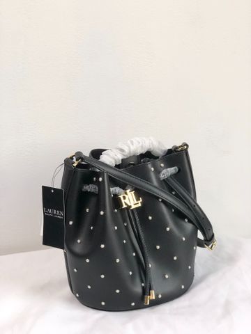 Túi Ralphlauren Pebbled Leather Bucket Bag mã 431730273002