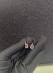 Hoa tai đá Amethyst