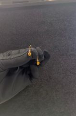 Hoa tai đá Citrine