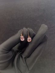 Hoa tai đá Amethyst