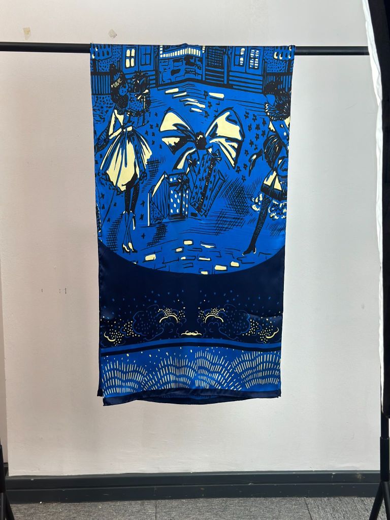 Khăn lụa dài Satin 1.85 * 0.55