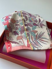 Khăn lụa tơ tằm tự nhiên Việt Nam Khu vườn mùa thu - màu đỏ