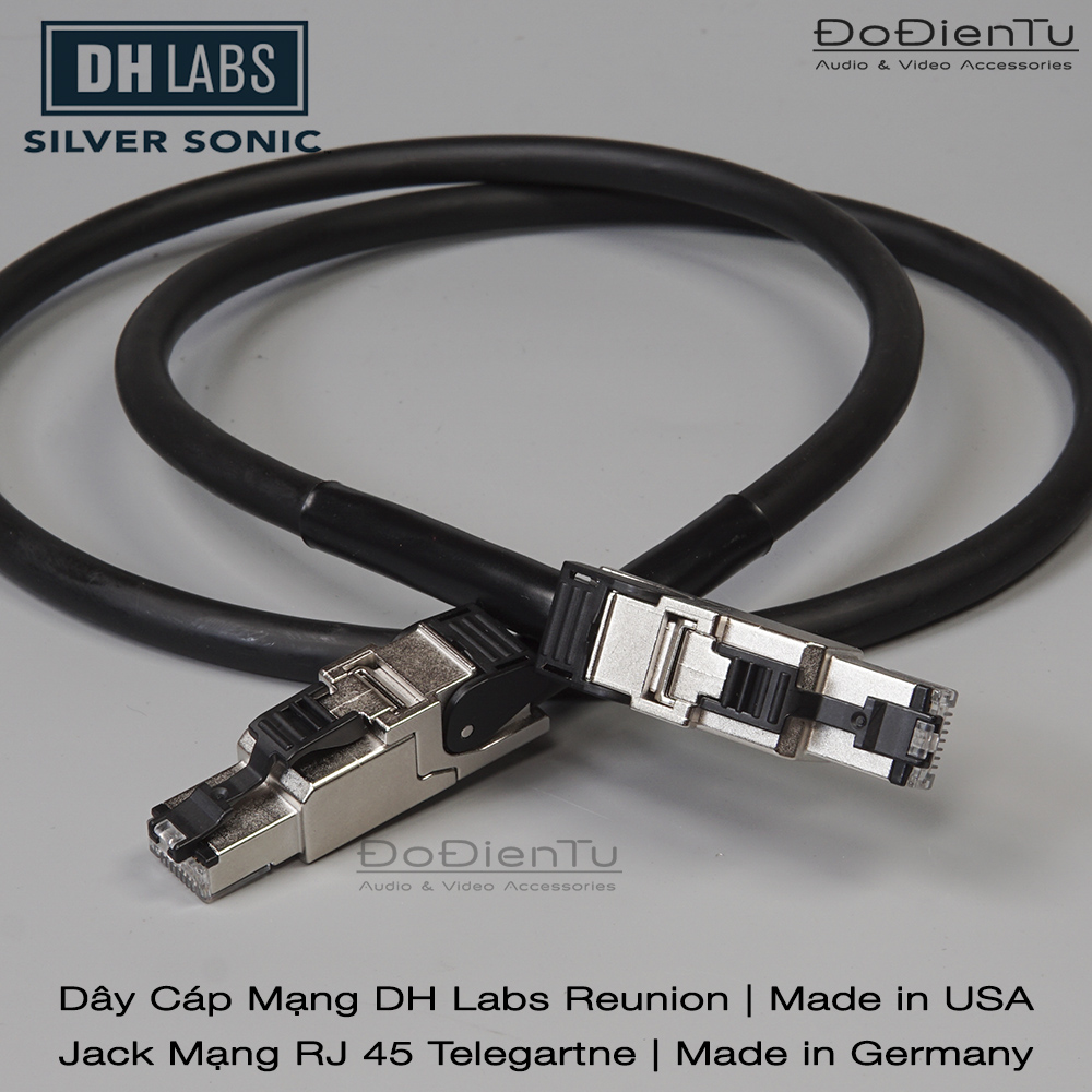 DH Labs Silver Sonic Reunion Cat 8 Ethernet Cable