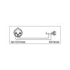 DAP Audio XGA 33 - XLR Female - RCA Female