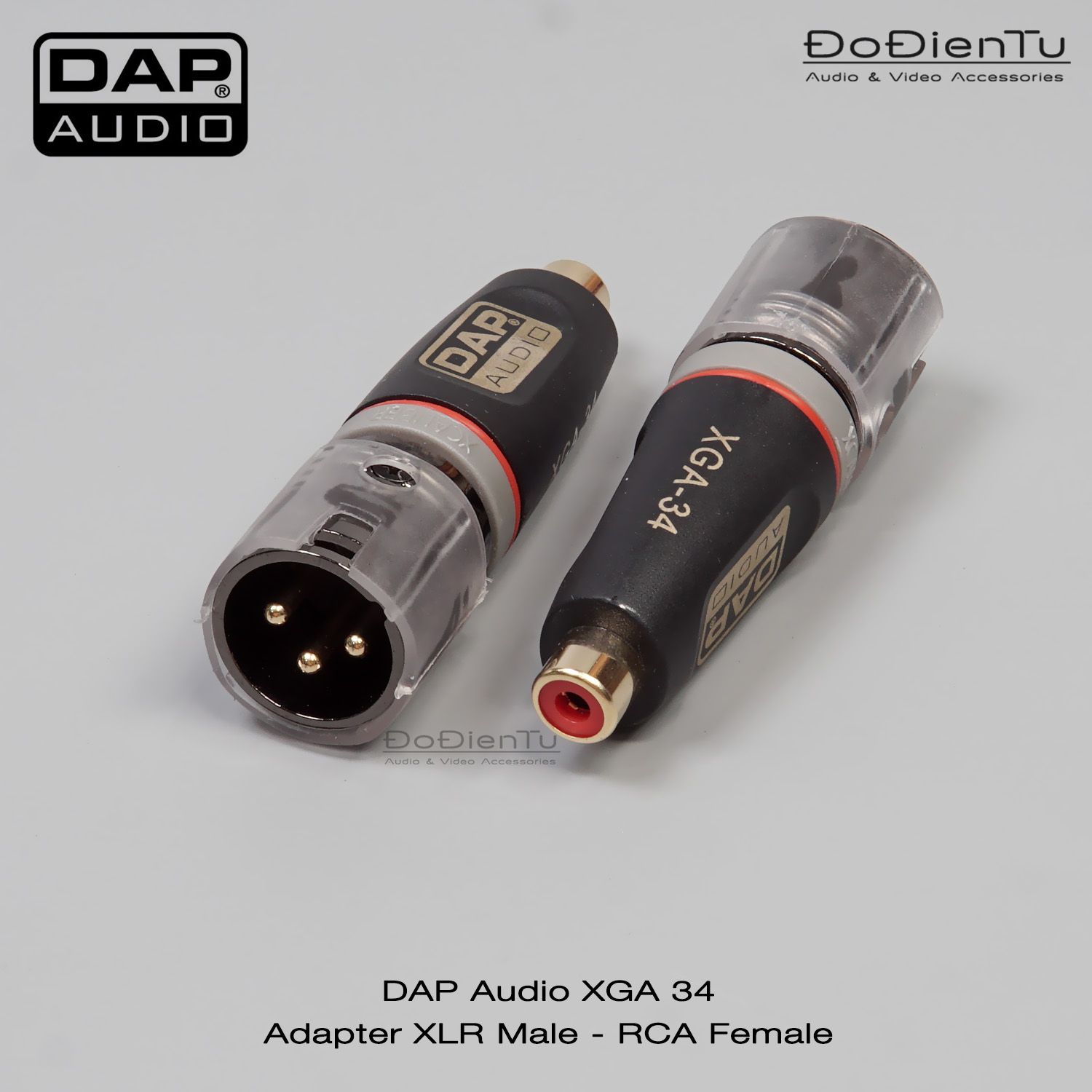 DAP Audio XGA 34 - XLR Male - RCA Female