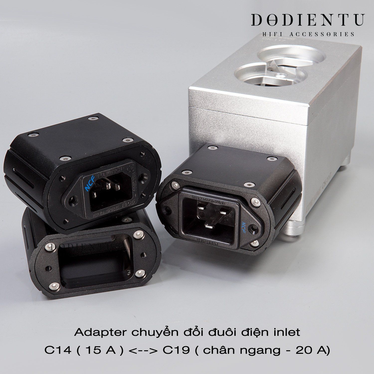 Adapter chuyển đổi đuôi điện Inlet C14/15A - C19/20A