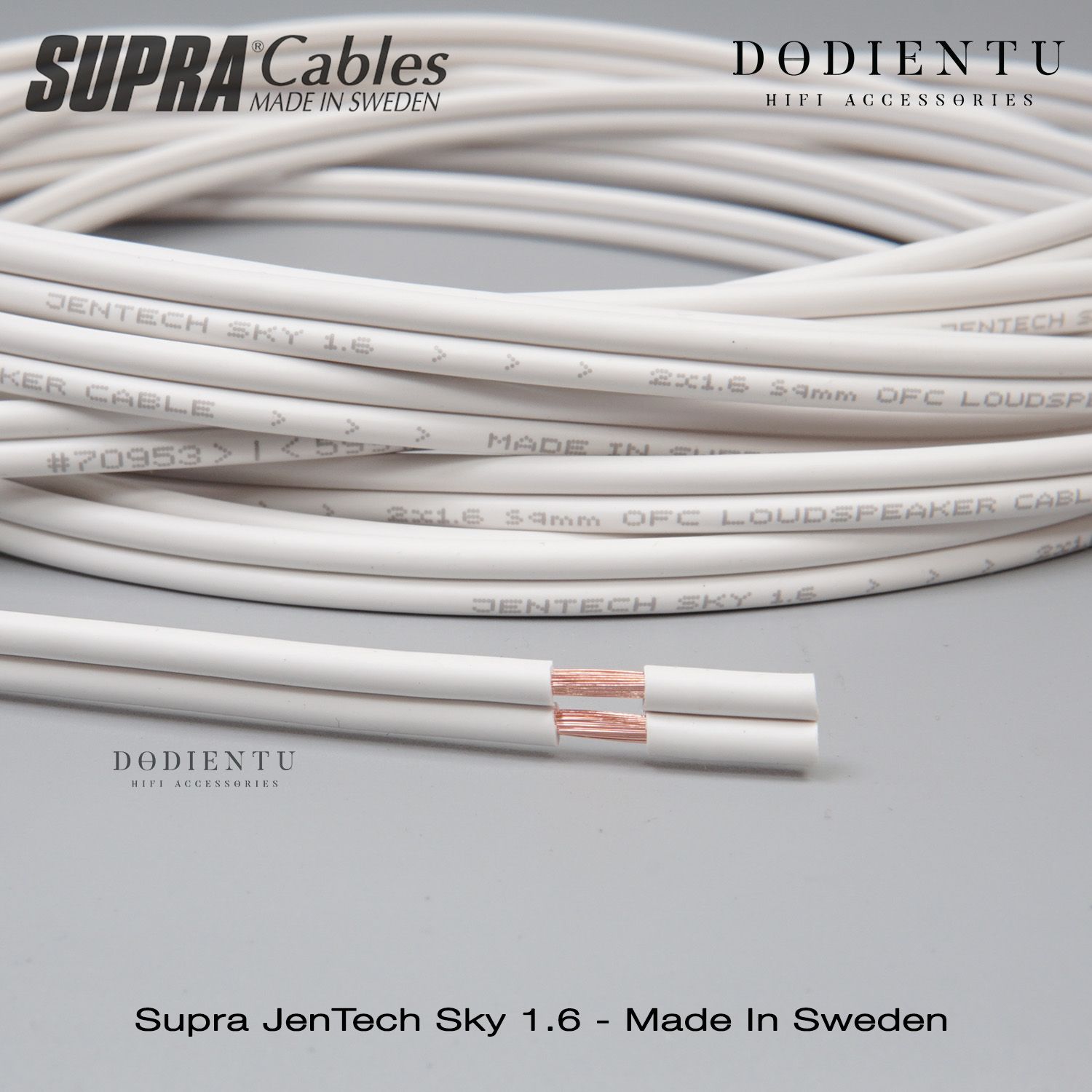 Dây loa Supra JenTech Sky 2 x 1.6 mm2