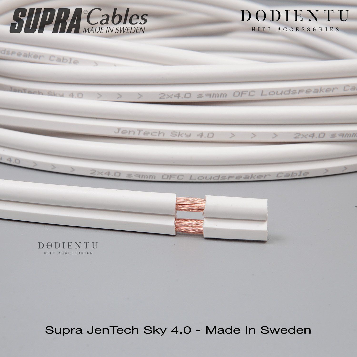 Dây loa Supra JenTech Sky 2 x 4.0 mm2