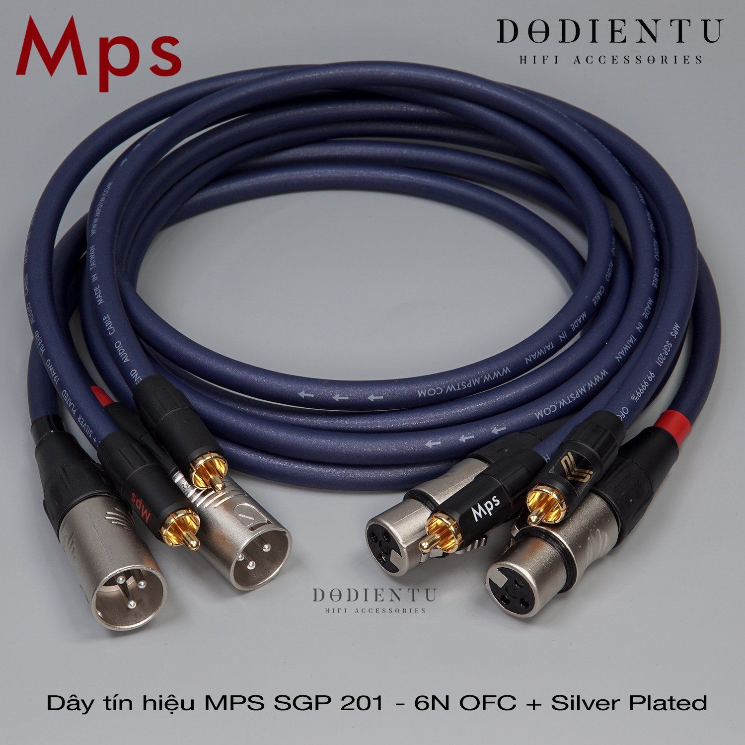 MPS SGP 201 - 6N OFC Silver Plated [ DIY ]
