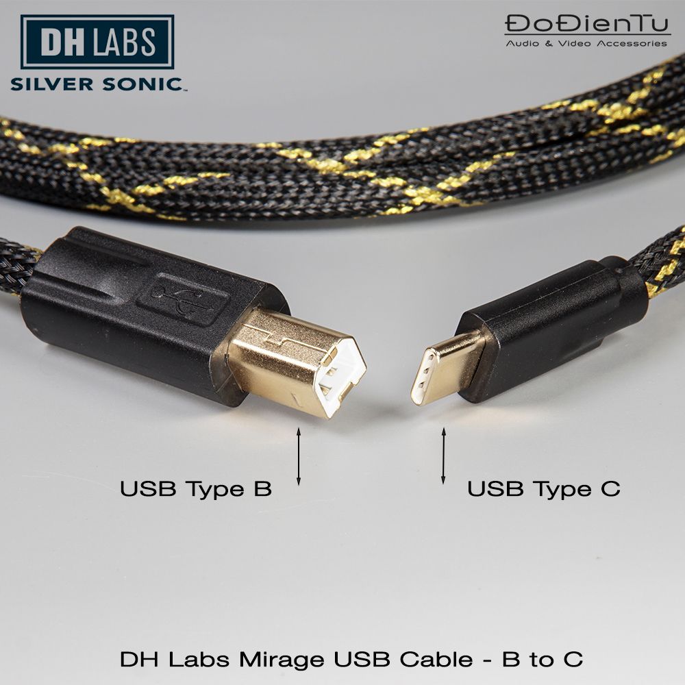DH Labs Mirage USB Cable C to B