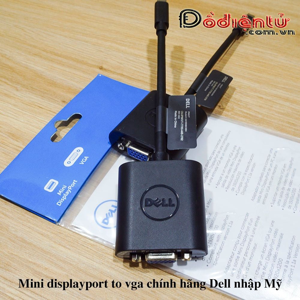 mini displayport to vga adapter chính hãng Dell