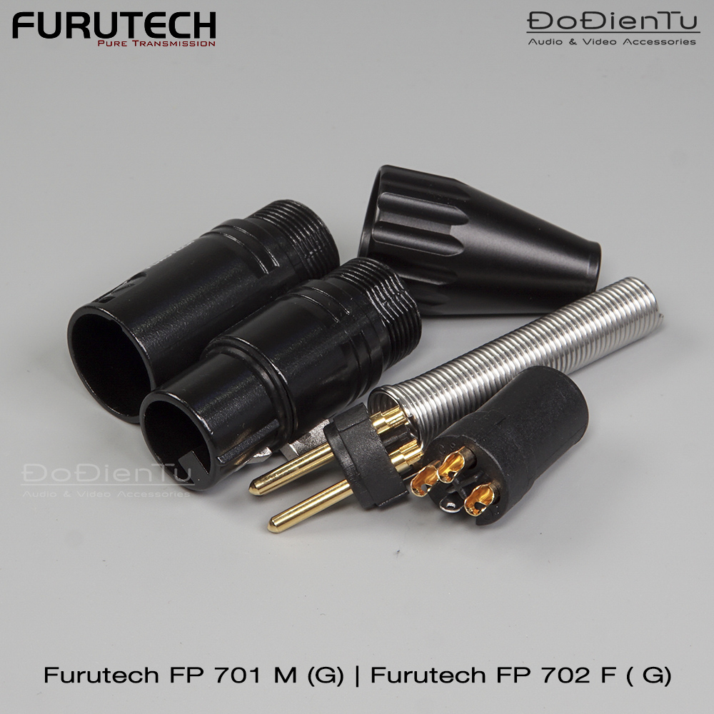 Furutech FP 701 XLR Male Gold | Đồ Điện Tử