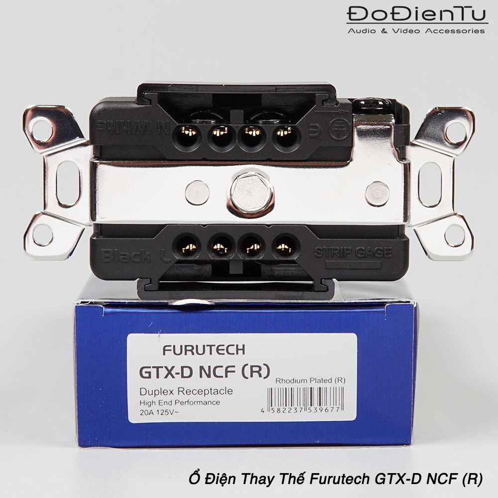 FURUTECH GTX-D NCF (R) Embase Secteur US Cuivre pur plaqué Rhodium FURUTECH GTX-D NCF (R) Embase Secteur US Cuivre pur plaqué Rhodium
