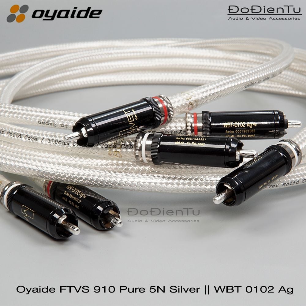Oyaide FTVS 910 - Pure Silver 5N [ DIY ]