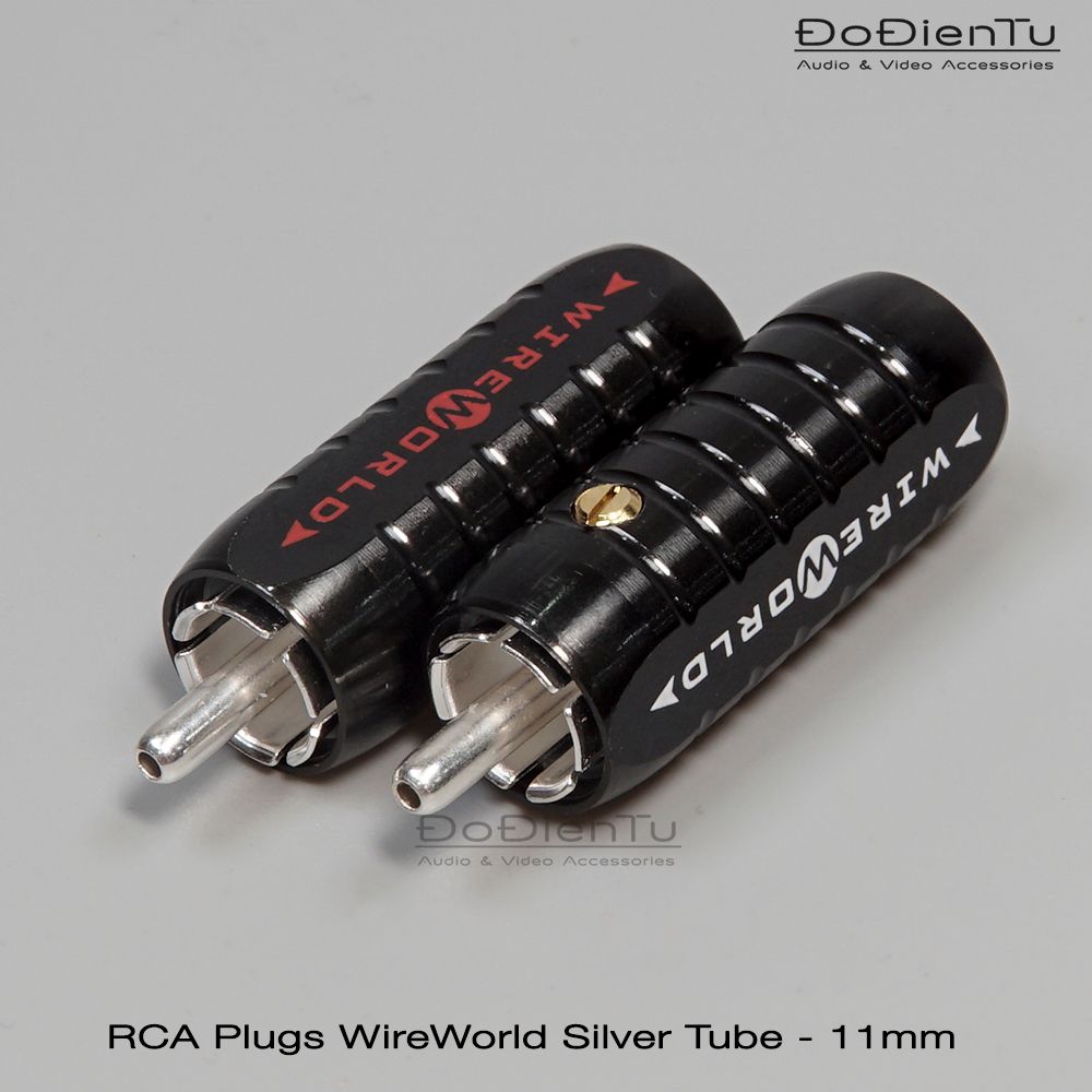 Rca Plug WireWorld Silver Tube  – 11mm